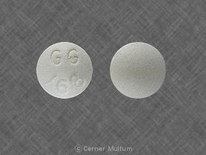 White Round pill with imprint GG168 — Desipramine hydrochloride Desipramine hydrochloride 150 mg; (view 2)